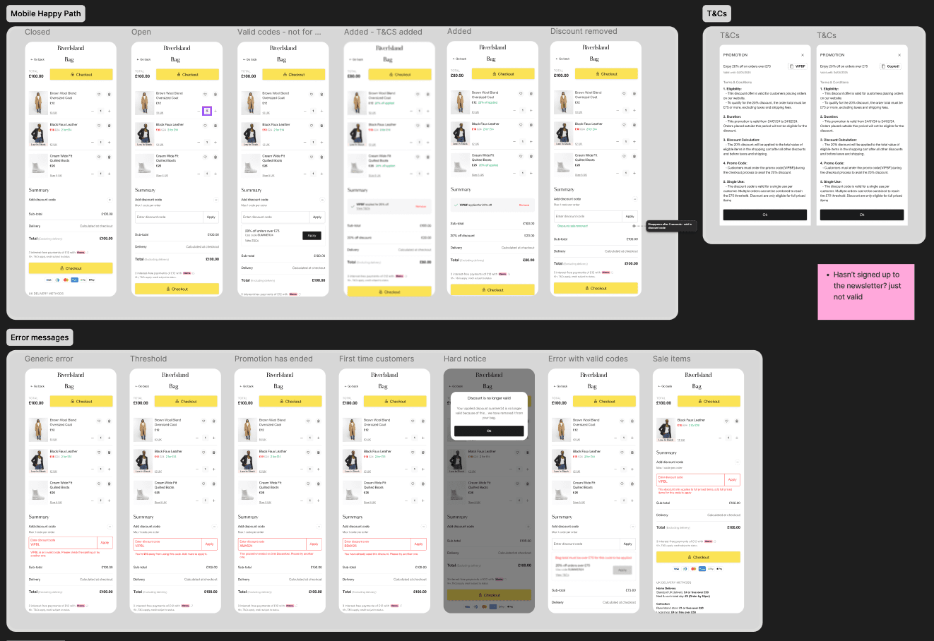 Prototyping new discount fields